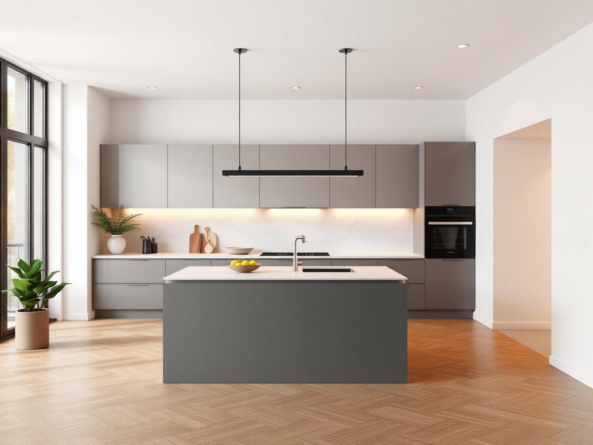 Dapur Bersih dengan Island — Renovasi Dapur di Tangerang Selatan